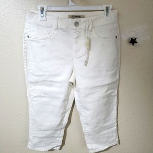White Capris size 8
